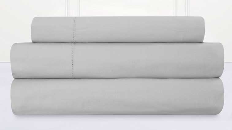 Постільна білизна сатин Люкс Kamasana Saten Grey, Сірий, 50х70см (2шт), Євро, 200х220 см, 260х280 см
