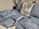 Пододеяльник вареный хлопок Комфорт Текстиль Jeans, Washed Cotton W1161 2