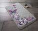 Коврик для ванной Confetti Butterfly Plaid Purple
