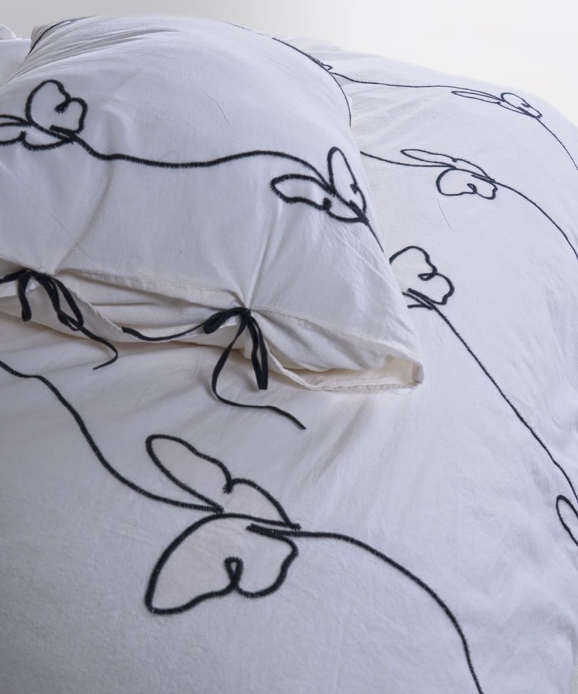 Постельное белье вареный хлопок Limasso Butterfly Snow White
