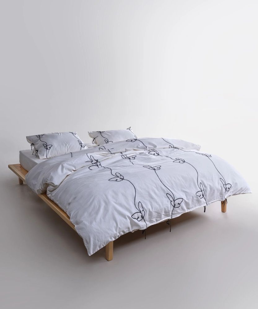 Постельное белье вареный хлопок Limasso Butterfly Snow White