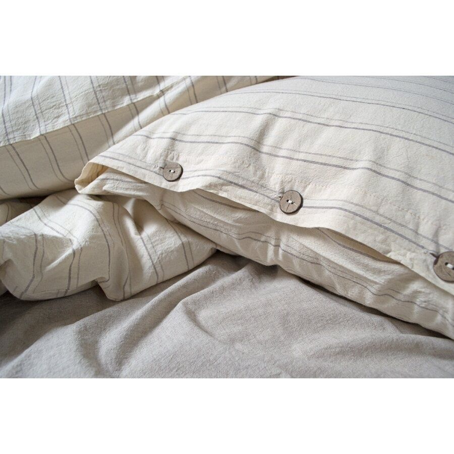 Постільна білизна Barine Washed cotton - Sunday beige бежевий
