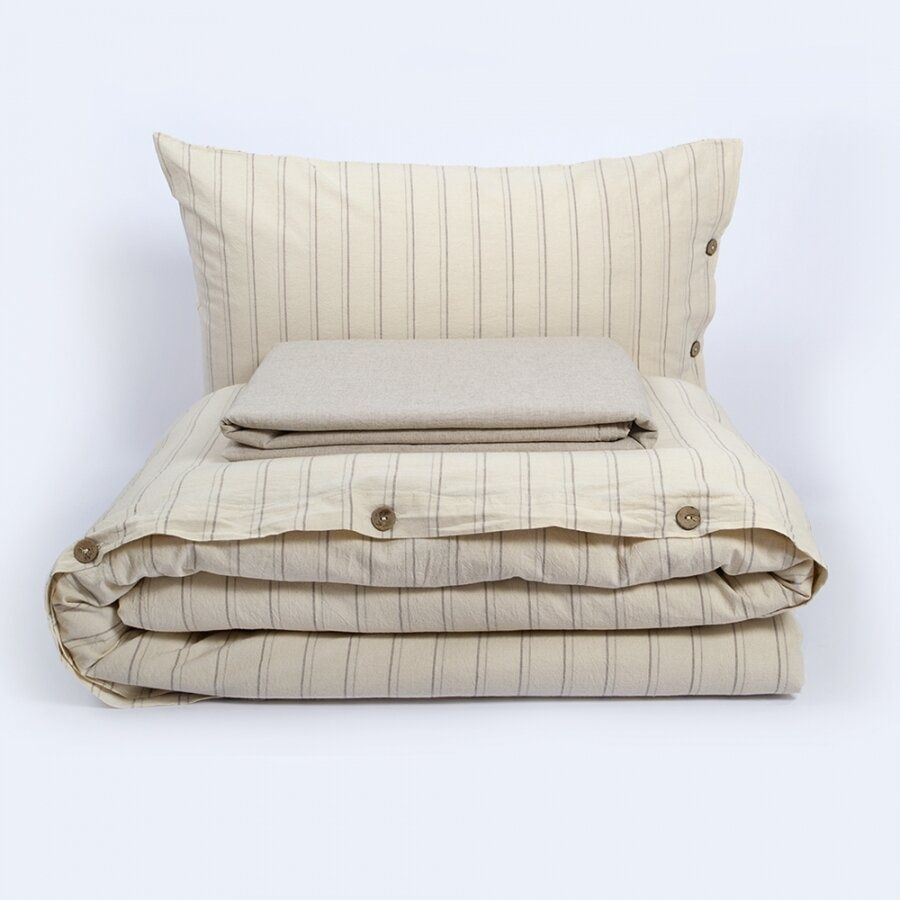 Постільна білизна Barine Washed cotton - Sunday beige бежевий