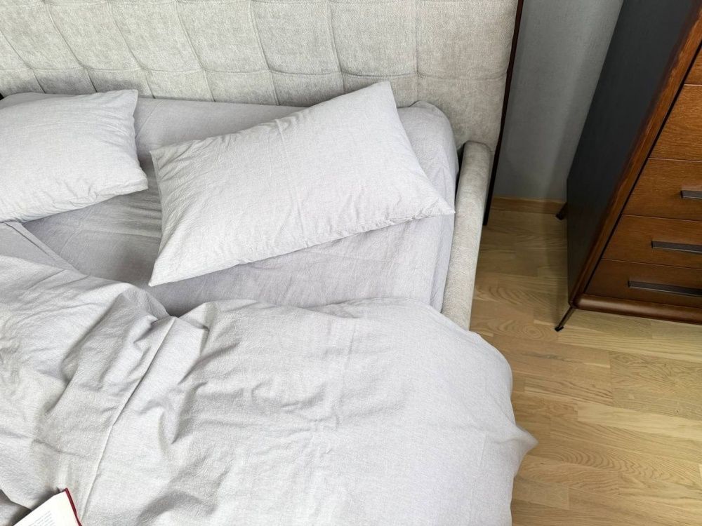 Постільна білизна варена бавовна Комфорт Текстиль Rock Gray, Washed Cotton W1351