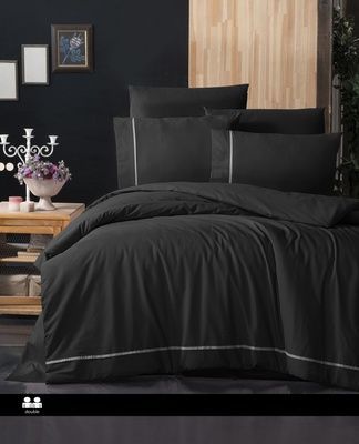 Постельное бельё ранфорс First Choice Dlx Alisa Black