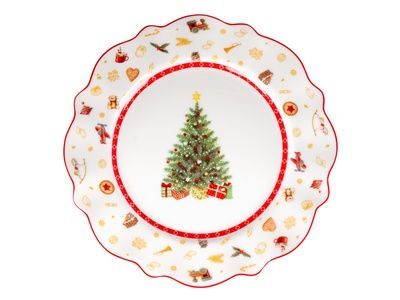Блюдо фарфор "CHRISTMAS DELIGHT" 21см