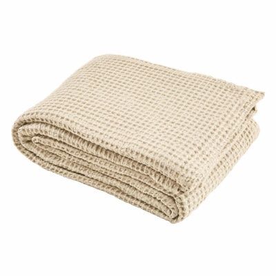 Покривало вафельне преміум Biancoperla Milano Corda