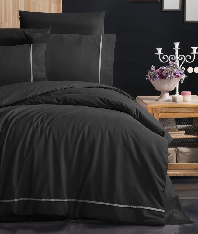 Постільна білизна ранфорс First Choice Dlx Alisa Black