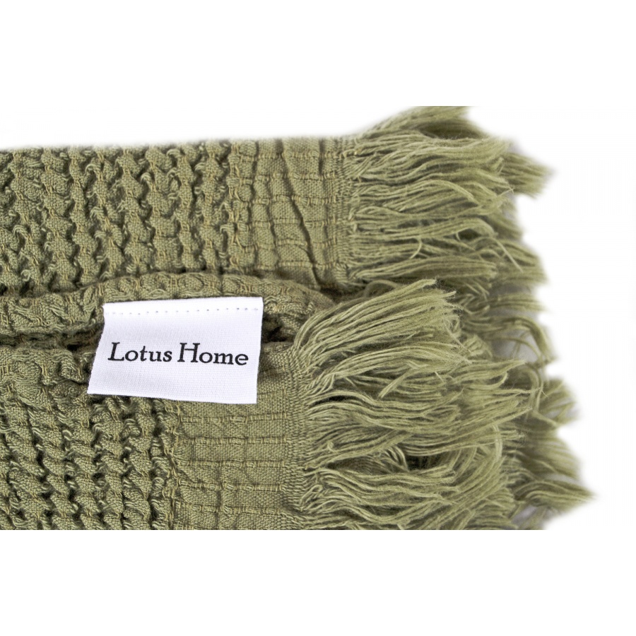 Полотенце Lotus Home - Rius olive