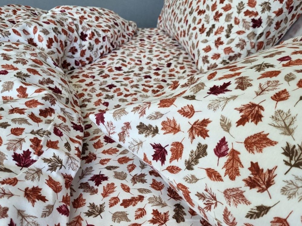 Постільна білизна фланель Комфорт текстиль Багряна осінь, Turkish flannel