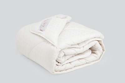 Детское пуховое одеяло в тике Iglen 100% белый пух (деми)