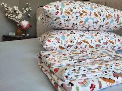 Дитяча постільна білизна фланель Комфорт Текстиль Пригоди/блакитн., Turkish flannel