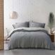 Пике покрывало муслин Lotus Home - Sia muslin dark grey-light grey 1