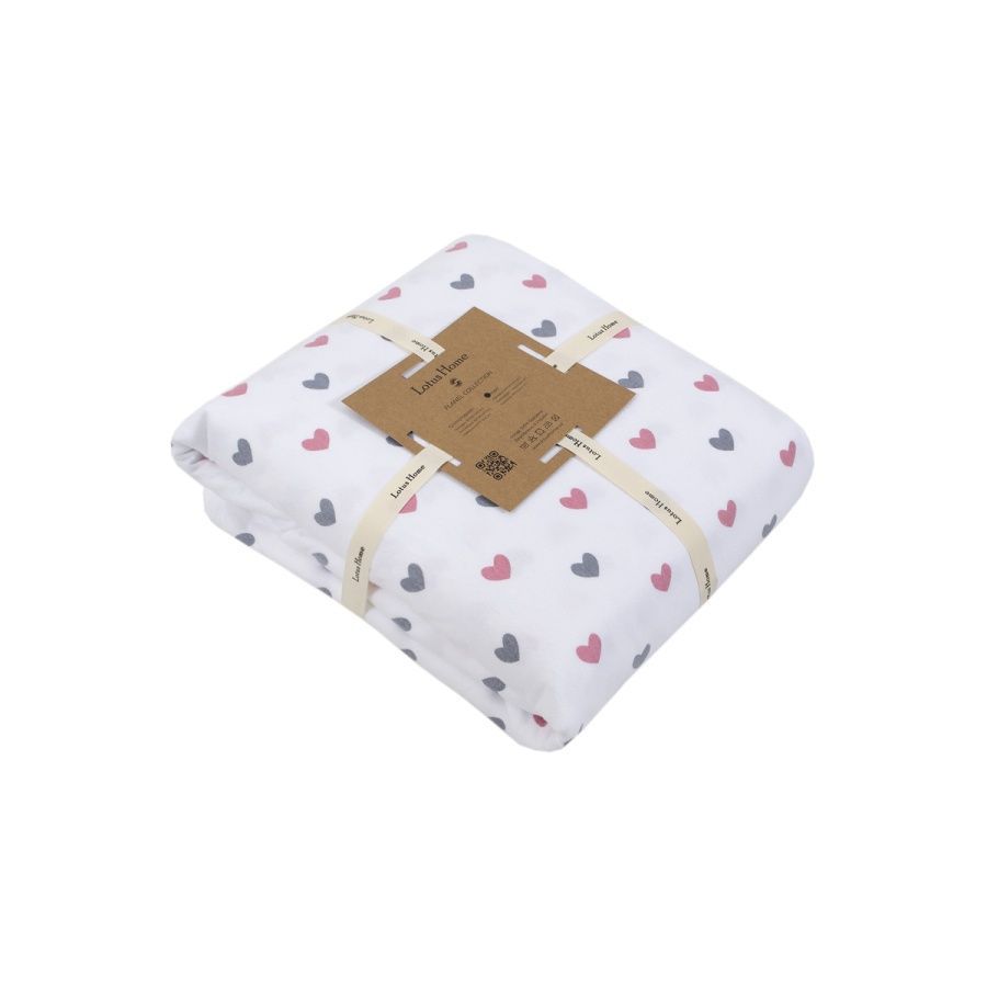 Постільна білизна фланель Lotus Home Small Hearts