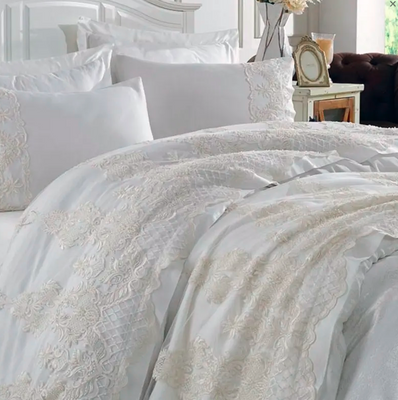 Комплект постельное белье с покрывалом Dantela Vita ANNA CARINA SET