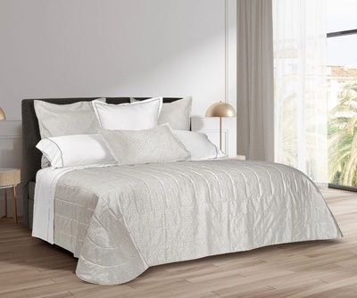 Елітне італійське жаккардове покривало Signoria Firenze Sestri Quilt Grigio
