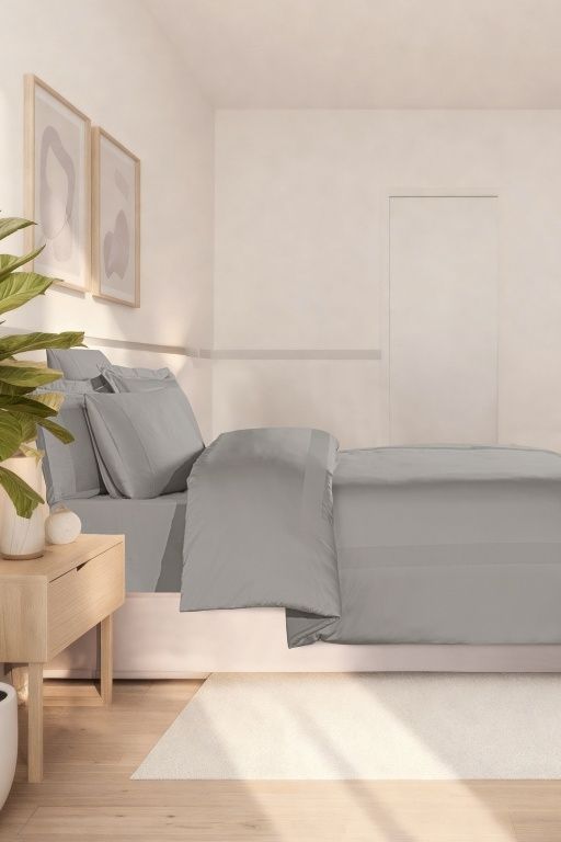 Постільна білизна сатин La Romano Mona Premium Satin 300TC Montova Ash