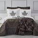 Набор постельное белье с покрывалом + плед Karaca Home - Glamour simli/antrasit антрацит (10 предметов) 1