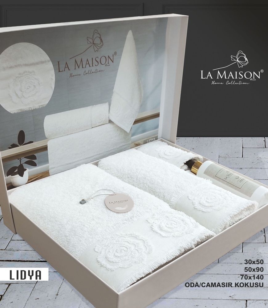 Набір рушників з ароматом La Maison Lidya (3шт)