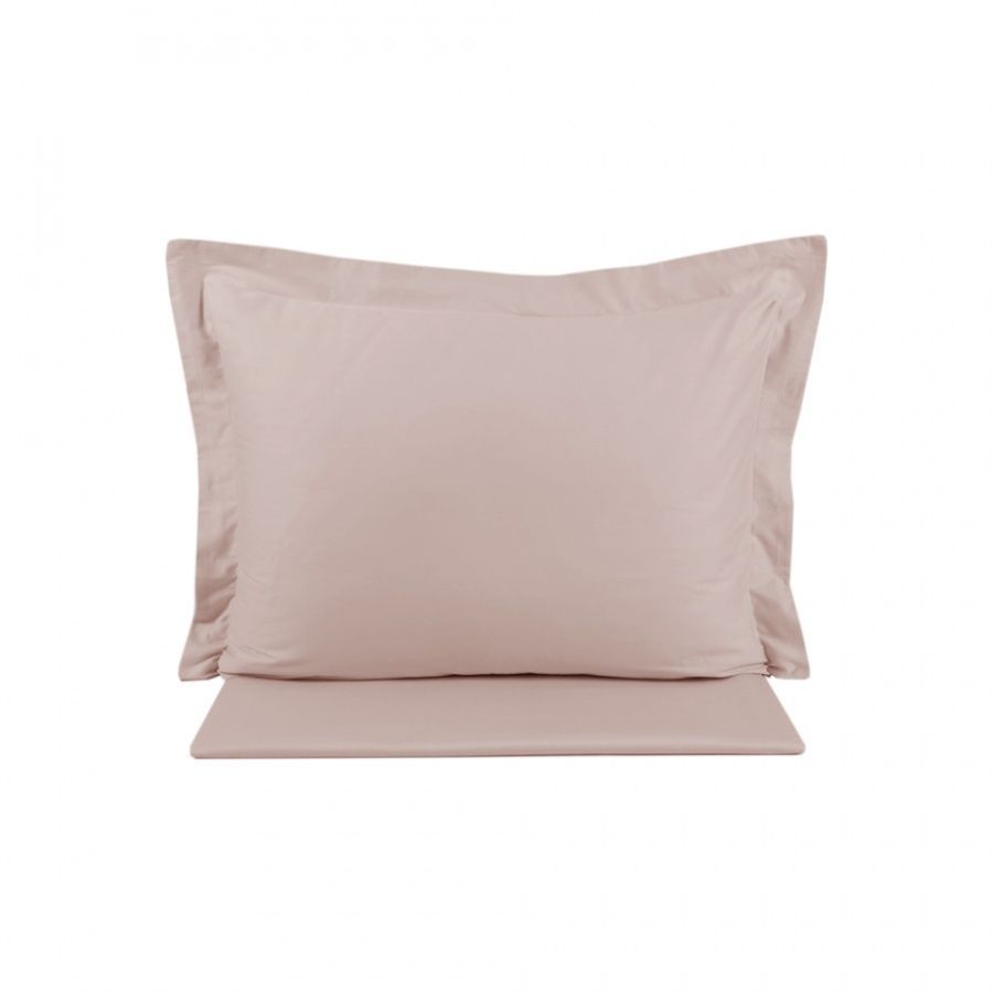 Простыня на резинке сатин premium Lotus Home - Basic pudra