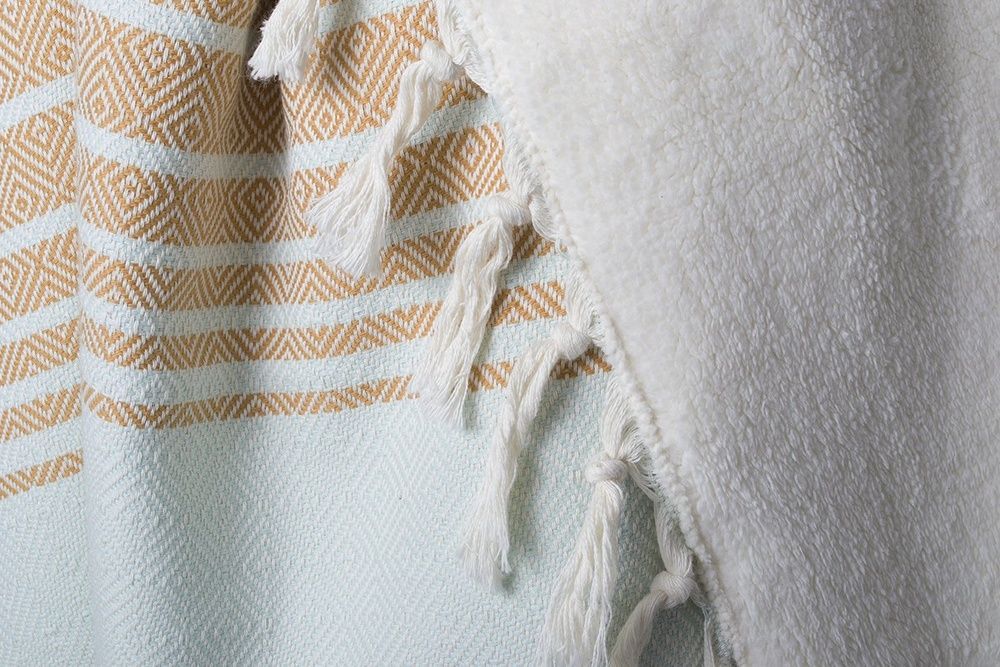 Плед микроплюш Barine - Quad Throw sage