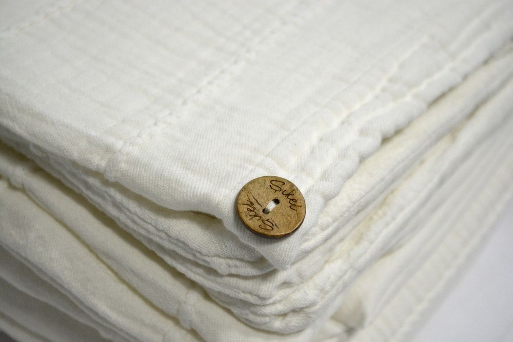 Постільна білизна варена бавовна Sikel Muslin  Patara Snow White
