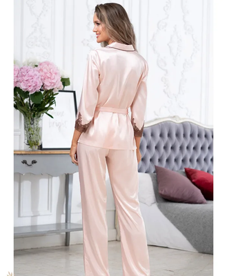 Жіноча піжама /штани Mia-Amore Marilin 3156-1, Пудра, 2XL