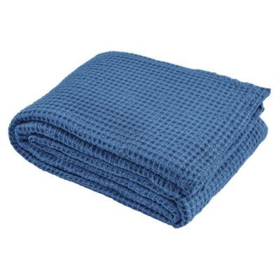 Покривало вафельне преміум Biancoperla Milano Lavagna