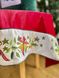Новогодняя скатерть LiMaSo двухсторонняя бархатная вышивка SKOVN07 6