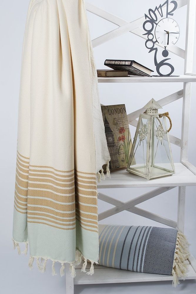 Плед микроплюш Barine - Quad Throw sage