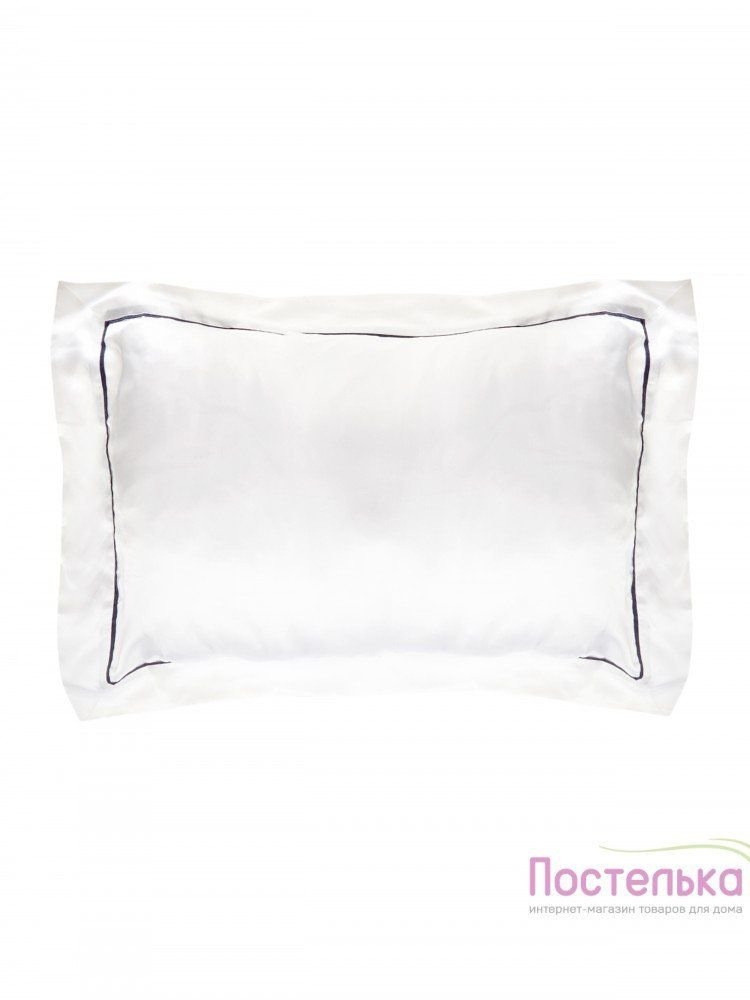 Шелковое постельное белье с простыней на резинке Gingerlily ST Tropez white