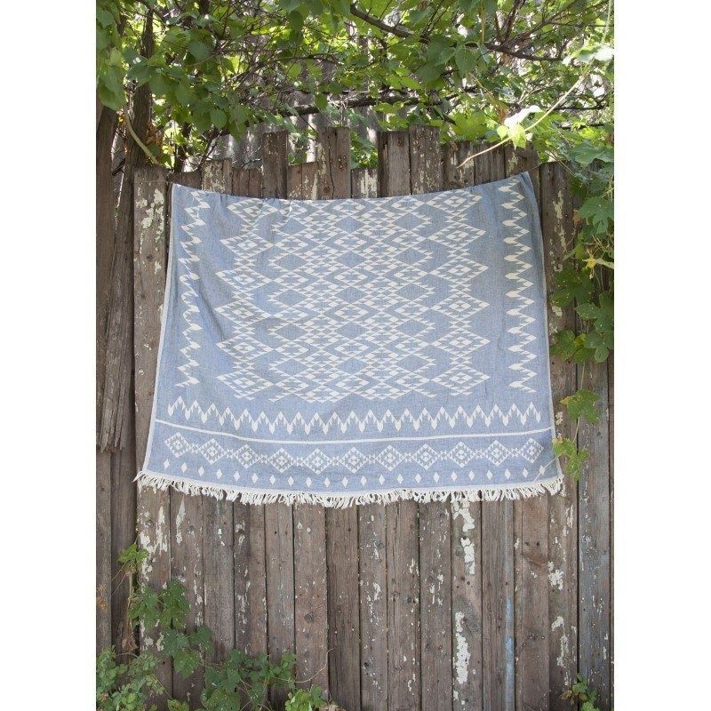 Плед-покрывало Barine - Kilim Throw Denim