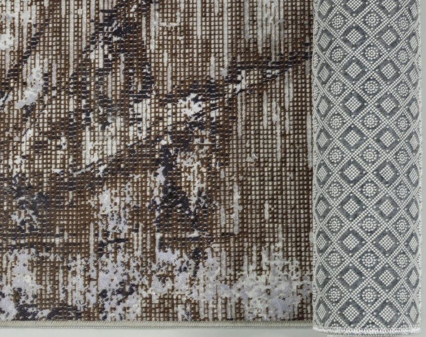 Килим універсальний Izzihome LUCKY 80*125 (2026A PAU37 BLACK BROWN)