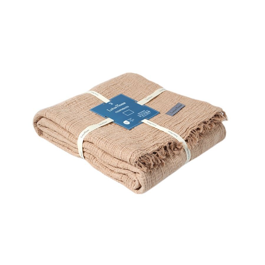 Пике покрывало муслин Lotus Home - Sia muslin tan-coffee