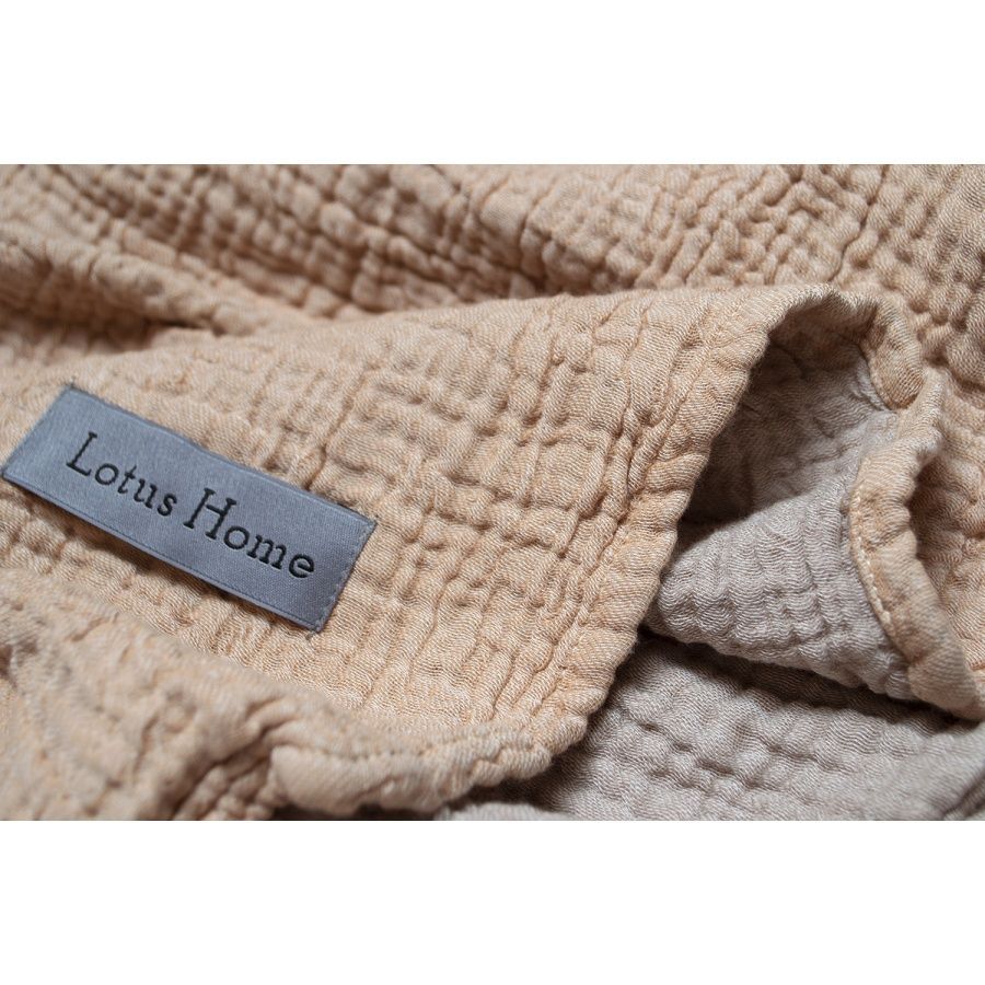 Пике покрывало муслин Lotus Home - Sia muslin tan-coffee