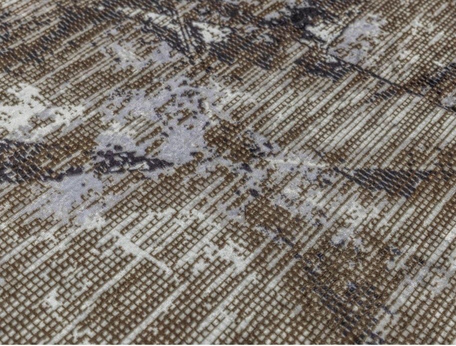 Килим універсальний Izzihome LUCKY 80*125 (2026A PAU37 BLACK BROWN)