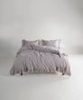 Постельное белье хлопок Limasso Limasso Opal&nbsp;grey Francesca с рюшами, Светло-серый, 50х70см (2шт), Евро, 200х220 см, 240х260 см