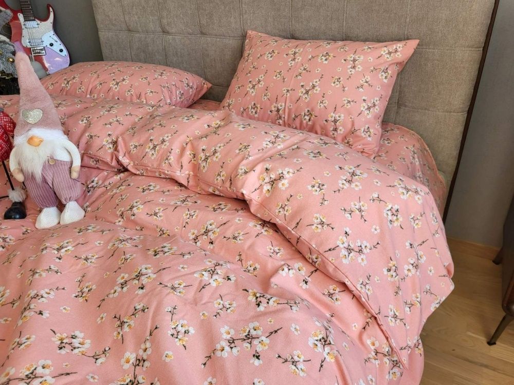 Постільна білизна фланель Комфорт текстиль Вікторія корал, Turkish flannel