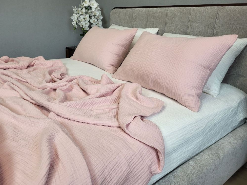 Постельное белье муслин Комфорт Текстиль STRAWBERRY MOUSSE, MUSLIN