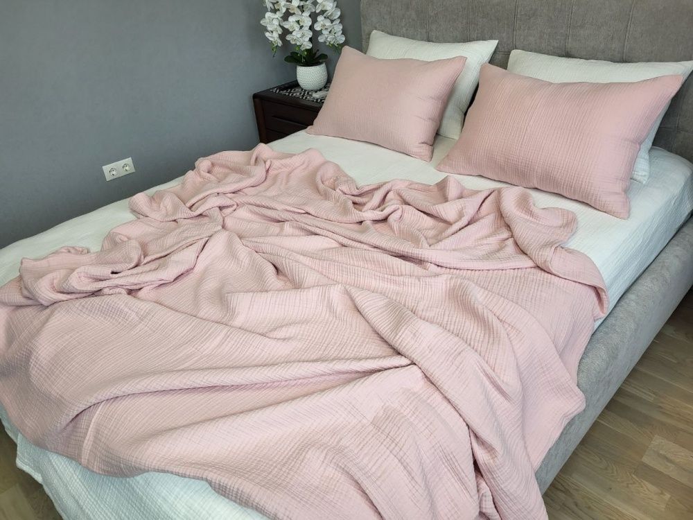 Постельное белье муслин Комфорт Текстиль STRAWBERRY MOUSSE, MUSLIN