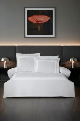 Постільна білизна сатин La Romano Mona Premium Satin 300TC Montova White