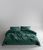 Постельное белье вареный хлопок Limasso DARK GREEN STANDART