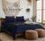 Постельное белье вареный хлопок La Maison Mariella Deep Indigo
