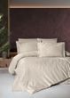 Постільна білизна жаккард First Choice Herra cappuccino, Бежевий, 50х70см (2шт) 70х70см (2шт), Євро, 200х220 см, 240х260 см