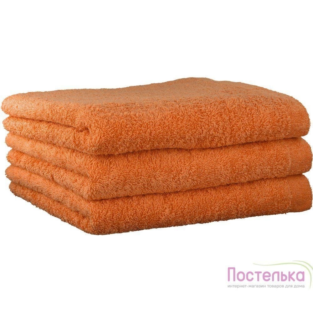 Махровое полотенце Cawo Life Style Uni 7007- 316 mandarine
