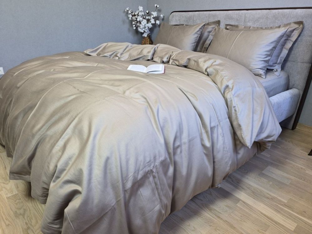 Постільна білизна преміум сатин Комфорт Текстиль SOFT MOCCO, Turkish satin