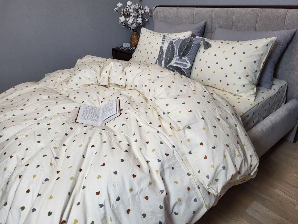 Постельное белье вареный хлопок Комфорт Текстиль Little hearts, Washed Cotton - Постелька.ua Постельное белье вареный хлопок Комфорт Текстиль Little hearts, Washed Cotton