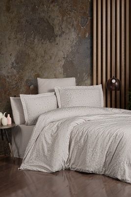 Постільна білизна сатин люкс First Choice Megan Beige
