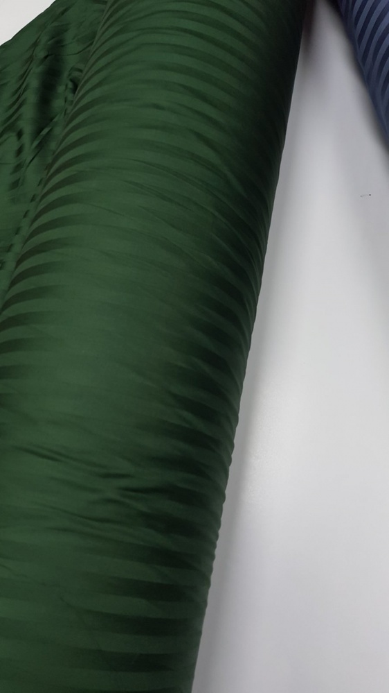 Постільна білизна Комфорт Текстиль Сатин Stripe ELITE, GREEN 1/1см