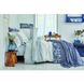 Набор постельное белье с покрывалом + пике Karaca Home - Positano mavi 1